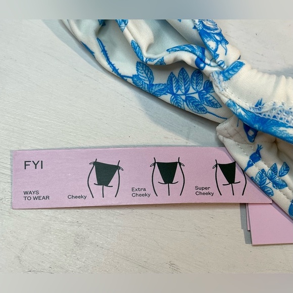 Wild Fable Swim Bottoms Floral Cheeky Bikini Bottoms, Size XL, NWT - Picture 6 of 10